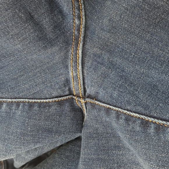 Jude Blue Slim Fit Dark Wash Distressed Blue Jeans Size 15/32 - Picture 12 of 17